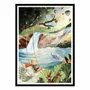 Poster - Art-Poster - Swingset Dreams - Goed Blauw - WALL EDITIONS