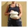 Sculptures, statuettes and miniatures - Sculptural, geometric vase in white porcelain - Oneiros D5 - CALLIGRAMME