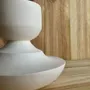 Vases - Sculptural, geometric vase in white porcelain - Oneiros D4 - CALLIGRAMME