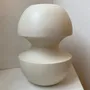 Poterie - Vase sculptural et géométrique en porcelaine blanche - Oneiros F5 - CALLIGRAMME