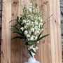 Objets design - Vase sculptural et géométrique en porcelaine blanche - Oneiros E4 - CALLIGRAMME