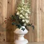Ceramic - Sculptural, geometric vase in white porcelain - Oneiros E6 - CALLIGRAMME