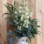 Pièces uniques - Vase sculptural et géométrique en porcelaine blanche - Palindrome A3L - CALLIGRAMME