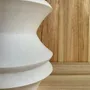 Pièces uniques - Vase sculptural et géométrique en porcelaine blanche - Palindrome A3L - CALLIGRAMME
