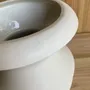 Pièces uniques - Vase sculptural et géométrique en porcelaine blanche - Palindrome A3L - CALLIGRAMME