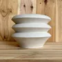 Poterie - Vase sculptural et géométrique en porcelaine blanche - Palindrome A4L - CALLIGRAMME