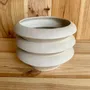 Poterie - Vase sculptural et géométrique en porcelaine blanche - Palindrome A4L - CALLIGRAMME
