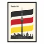 Poster - Art-Poster - Berlin Retro Travel Print - Retrodrome - WALL EDITIONS