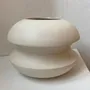 Vases - Vase sculptural et géométrique en porcelaine blanche - Palindrome B2L - CALLIGRAMME