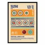 Poster - Art-Poster - Sushi Japanese Food Print - Retrodrome - WALL EDITIONS