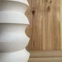 Objets design - Vase sculptural et géométrique en porcelaine blanche - Palindrome B6S - CALLIGRAMME