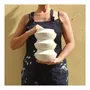 Sculptures, statuettes et miniatures - Vase sculptural et géométrique en porcelaine blanche - Palindrome B4S - CALLIGRAMME