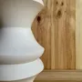Pièces uniques - Vase sculptural et géométrique en porcelaine blanche - Palindrome C3L - CALLIGRAMME