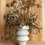 Céramique - Vase sculptural et géométrique en porcelaine blanche - Palindrome C4L - CALLIGRAMME