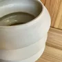Céramique - Vase sculptural et géométrique en porcelaine blanche - Palindrome C4L - CALLIGRAMME