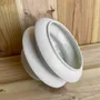 Autres décorations de Noël - Vase sculptural et géométrique en porcelaine blanche - Palindrome A9L - CALLIGRAMME