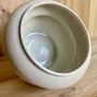Autres décorations de Noël - Vase sculptural et géométrique en porcelaine blanche - Palindrome A9L - CALLIGRAMME