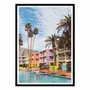 Poster - Art-Poster - Colorful Poolside Oasis - Bethany Young - WALL EDITIONS