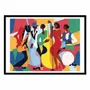 Affiches - Affiche - Vibrant Jazz Ensemble - Cats and Dotz - WALL EDITIONS