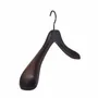 Walk-in closets - Ash wood hangers – Walnut finish – Chic Collection - MON CINTRE