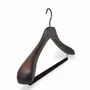 Walk-in closets - Ash wood hangers – Walnut finish – Chic Collection - MON CINTRE