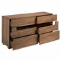 Chests of drawers - Walnut chest of drawers with interior lighting - ANGEL CERDÁ