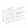 Chests of drawers - Walnut chest of drawers with interior lighting - ANGEL CERDÁ