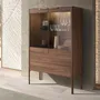 Buffets - Vitrine en noyer et marbre fibre de verre - ANGEL CERDÁ