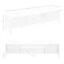 Sideboards - Fiberglass TV cabinet with marble and walnut effect - ANGEL CERDÁ