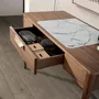 Autres tables  - Coiffeuse en bois de noyer - ANGEL CERDÁ