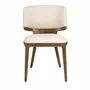 Chaises - Chaise en similicuir crème - ANGEL CERDÁ