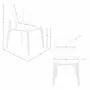 Chaises - Chaise en similicuir crème - ANGEL CERDÁ