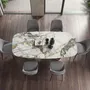Chairs - Gray fabric Dining table chair with black piping - ANGEL CERDÁ