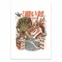Poster - Art-Poster - Brocco vs Ramen Kaijus - Ilustrata - WALL EDITIONS