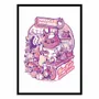 Poster - Art-Poster - My neighbor Noodle Bar - Ilustrata - WALL EDITIONS
