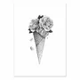 Affiches - Affiche - Flower Ice crean - Mike Koubou - WALL EDITIONS