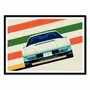 Affiches - Affiche - Angeled white sports car - Bo Lundberg - WALL EDITIONS