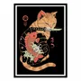 Affiches - Affiche - Carp Tattooed cat - Vincent Trinidad - WALL EDITIONS