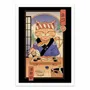 Affiches - Affiche - Sushi cat in Edo - Vincent Trinidad - WALL EDITIONS