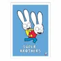 Poster - Art-Poster - Super Brothers - Simon Super Rabbit - WALL EDITIONS