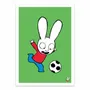 Affiches - Affiche - Simon Super rabbit Football - Simon Super Rabbit - WALL EDITIONS