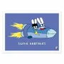 Poster - Art-Poster - Super Brothers Rocket - Simon Super Rabbit - WALL EDITIONS
