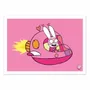 Affiches - Affiche - Super Rabbit Girl - Simon Super Rabbit - WALL EDITIONS