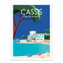 Affiches - Affiche - Cassis Plage de Bestouan - Raphael Delerue - WALL EDITIONS