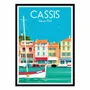 Poster - Art-Poster - Cassis Vieux port - Raphael Delerue - WALL EDITIONS