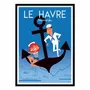 Poster - Art-Poster - Le Havre Normandie V2 - Raphael Delerue - WALL EDITIONS
