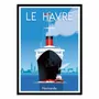 Poster - Art-Poster - Le Havre Normandie V3 - Raphael Delerue - WALL EDITIONS