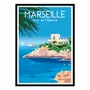 Affiches - Affiche - Marseille Anse de Maldormé - Raphael Delerue - WALL EDITIONS