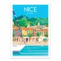 Poster - Art-Poster - Nice CÃ´te d'Azur - Raphael Delerue - WALL EDITIONS
