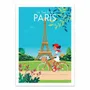 Affiches - Affiche - Paris la tour Eiffel - Raphael Delerue - WALL EDITIONS